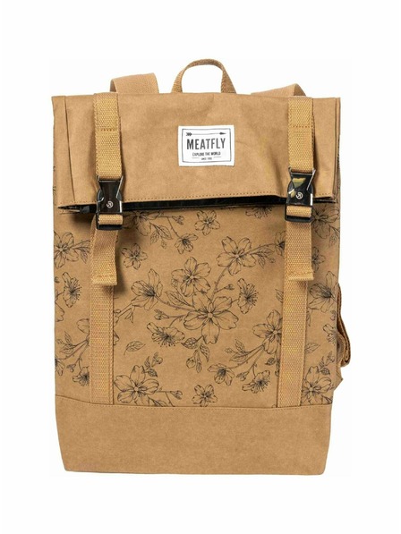 Meatfly Meatfly papirnat nahrbtnik Vimes Blossom Brown 11 L
