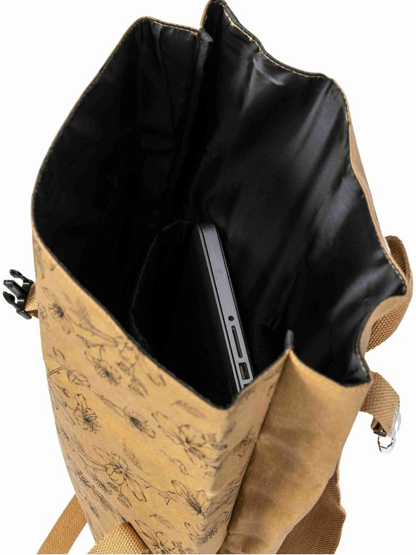 Meatfly Meatfly papirnat nahrbtnik Vimes Blossom Brown 11 L