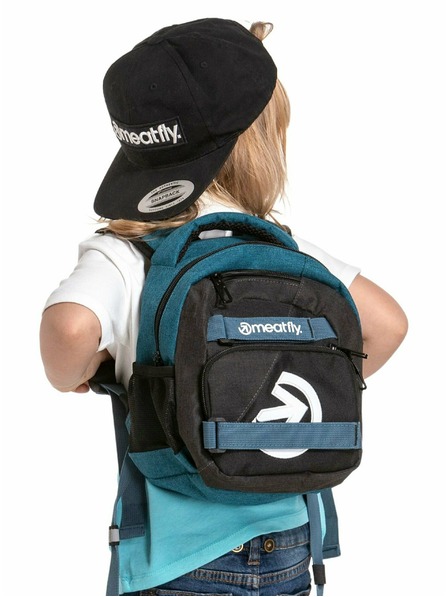 Meatfly Meatfly nahrbtnik Levi Petrol Heather/Charcoal Heather 10 L