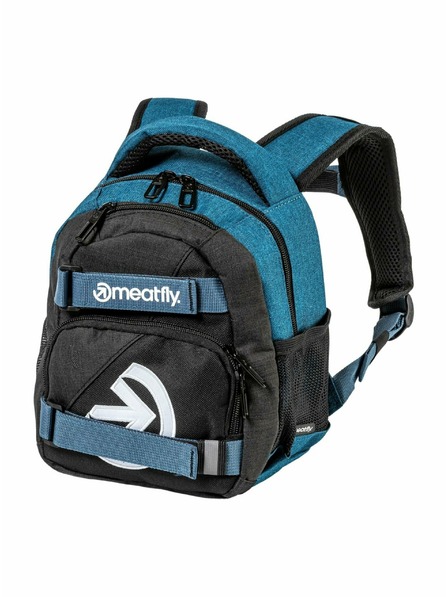Meatfly Meatfly nahrbtnik Levi Petrol Heather/Charcoal Heather 10 L