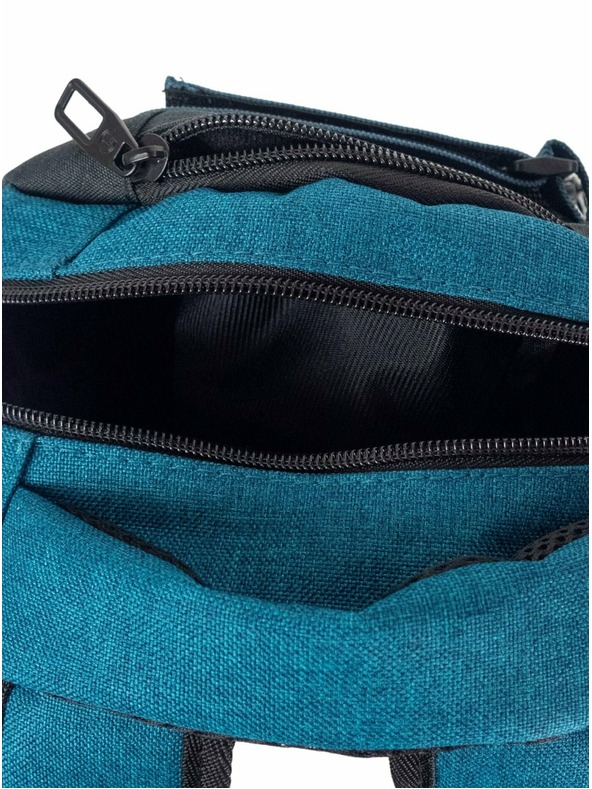 Meatfly Meatfly nahrbtnik Levi Petrol Heather/Charcoal Heather 10 L