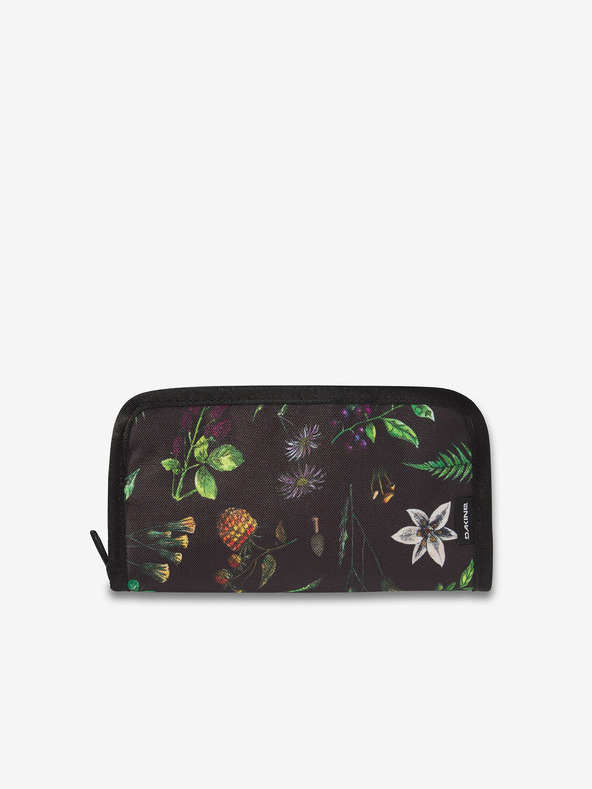 Dakine Zeleno-črna ženska cvetlična denarnica Dakine Luna Wallet Woodland Floral