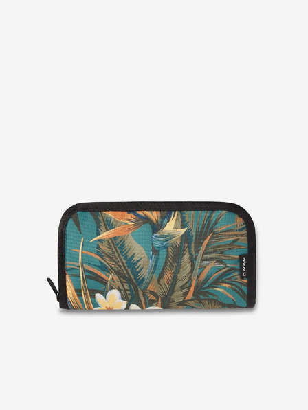 Dakine Petrolej ženska vzorčasta denarnica Dakine Luna Wallet Emerald Tropic