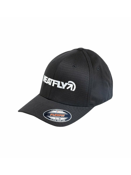Meatfly Meatfly kapa Zedd Flexfit bela / črna