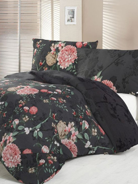 Kvalitex Satenast francovski podaljšan komplet posteljnine LUXURY COLLECTION 1+2, 240x220, 70x90cm ALISA