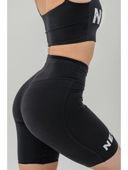 Nebbia Pajkaste kratke hlače z visokim pasom 9" SNATCHED 614 XS, black