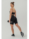 Nebbia Pajkaste kratke hlače z visokim pasom 9" SNATCHED 614 XS, black