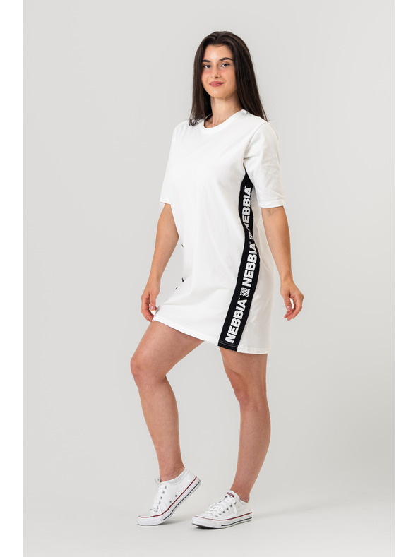 Nebbia Majica oversized obleka NEBBIA CLUB 594 XS/S, cream