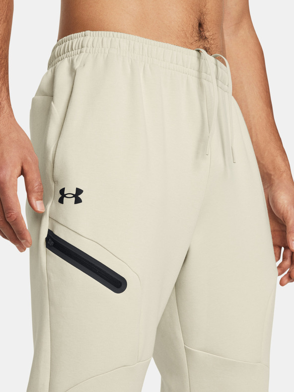Under Armour Moške spodnji del trenirke Under Armour UA Unstoppable Flc Joggers-BRN