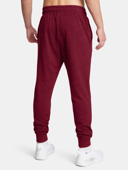 Under Armour Moške hlače Under Armour UA Rival Terry Jogger-RED