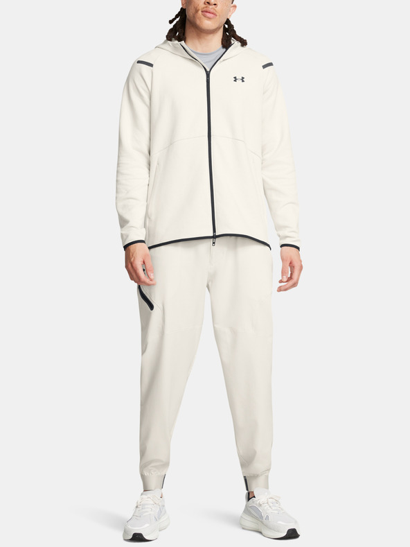 Under Armour Moške spodnji del trenirke Under Armour UA Unstoppable Joggers-WHT