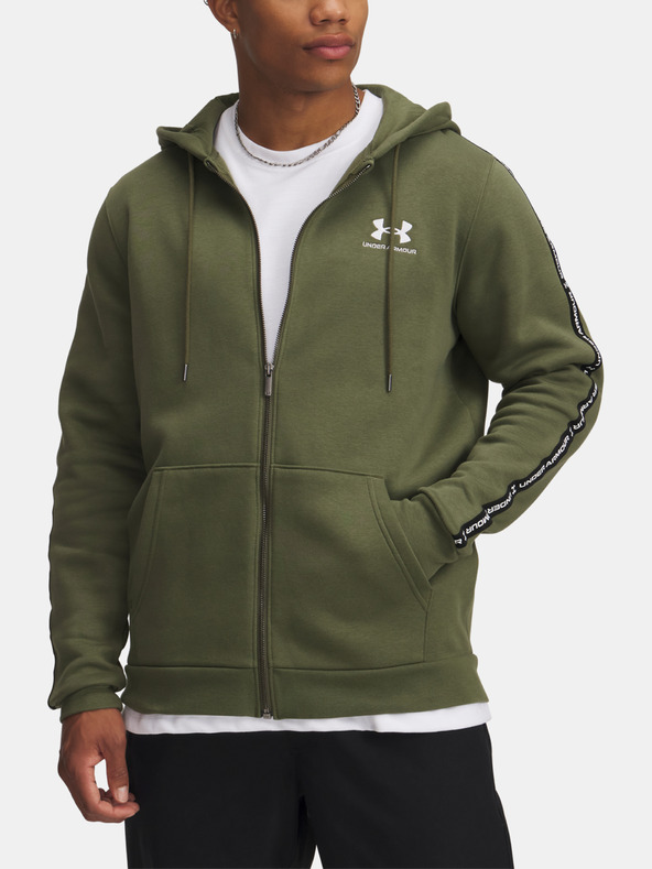 Under Armour Moški pulover  Under Armour UA Icon Fleece FZ Taping