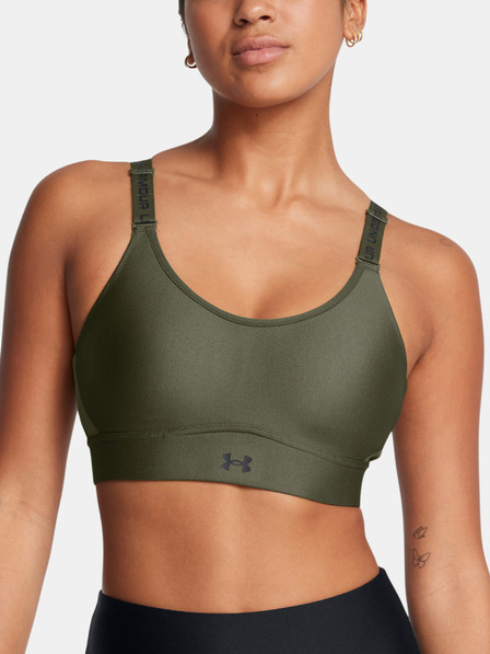Under Armour Ženski nedrček Under Armour UA Infinity Mid 2.0 Bra-GRN