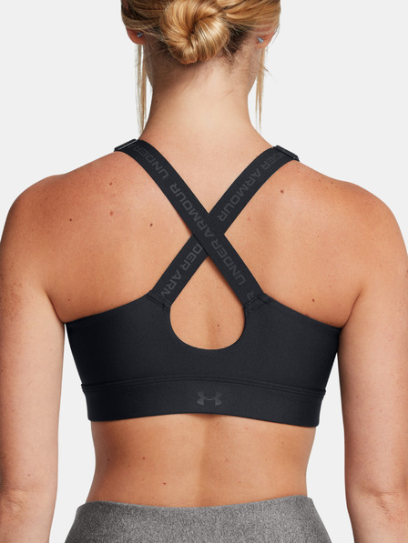 Under Armour Ženski nedrček Under Armour UA Infinity High Zip 2.0 Bra-BLK