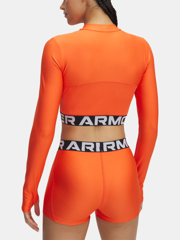 Under Armour Ženska majica Under Armour HeatGear Rib 1/4 Zip LS