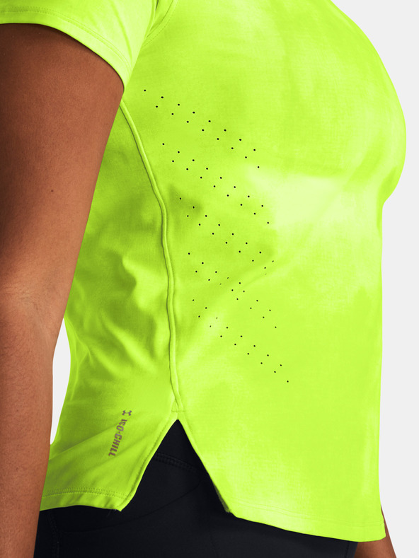 Under Armour Ženska majica Under Armour UA Launch Elite Printed SS-GRN