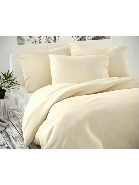 Kvalitex Svileni posteljninski komplet Luxury Collection 140x200, 70x90cm smetanov Kvalitex
