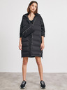 ZOOT.lab Črna vzorčasta ohlapna obleka METROOPOLIS by ZOOT.lab Eustacia