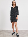 ZOOT.lab Črna vzorčasta ohlapna obleka METROOPOLIS by ZOOT.lab Eustacia