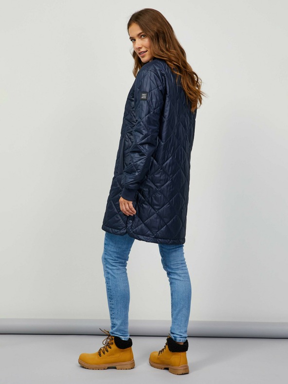 Sam 73 Temno modra Ženski prešiti plašč Sam 73