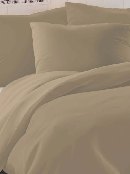 Kvalitex Satenasta francoska prevleka LUXURY COLLECTION 1+2, 200x200, 70x90cm bež