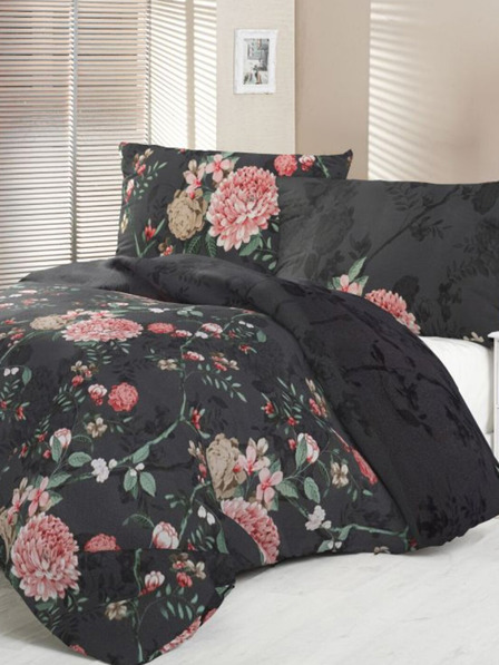 Kvalitex francosko satenasto posteljno perilo LUXURY COLLECTION 1+2, 200x200, 70x90cm ALISA