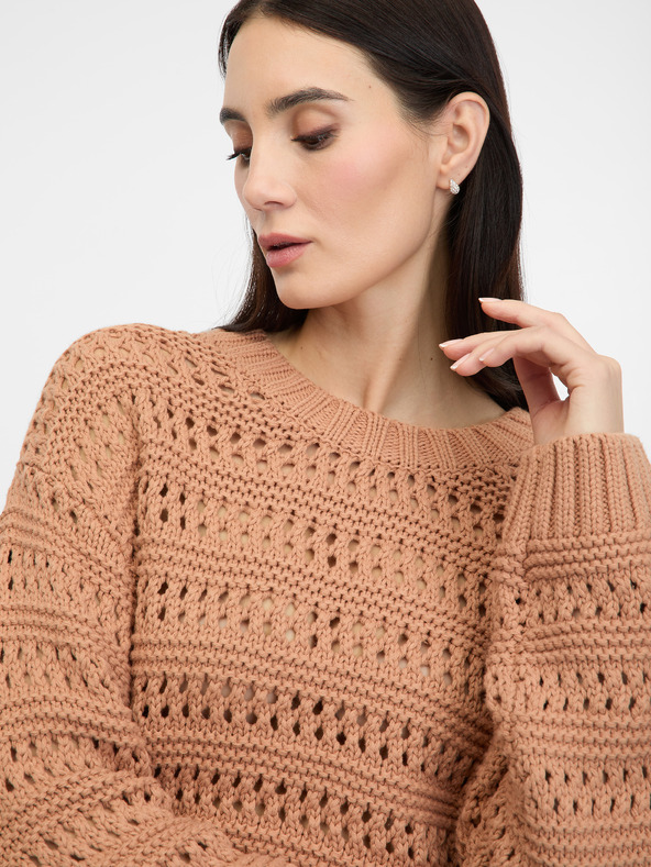 Orsay Svetlo rjav ženski pulover ORSAY