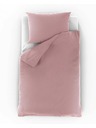 Kvalitex Podaljšano muslinasto posteljno perilo 140x220, 70x90cm rožnato