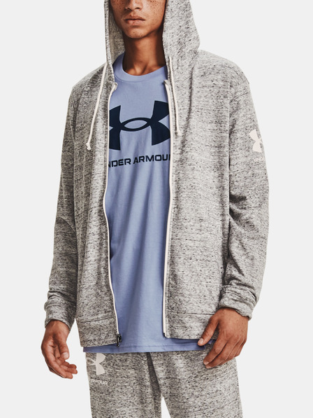 Under Armour Jopa Under Armour RIVAL TERRY FZ HD - bela