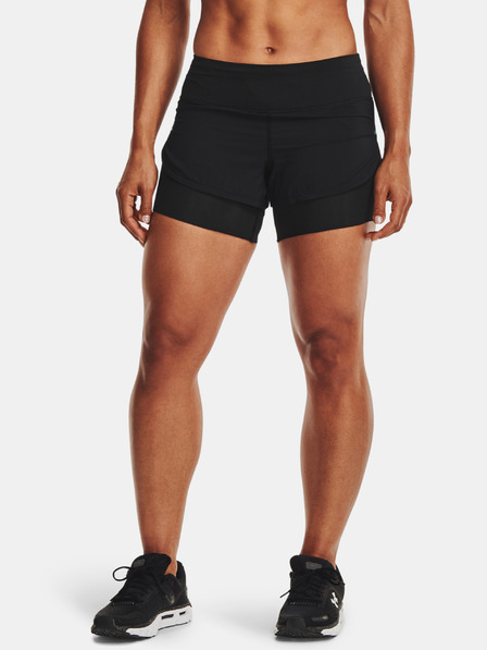 Under Armour Kratke hlače Under Armour UA RUSH Run 2N1 Short - črna