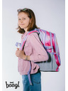 BAAGL  Rožnata šolska oprema - nahrbtnik, peresnica, torba Baagl Core Painting