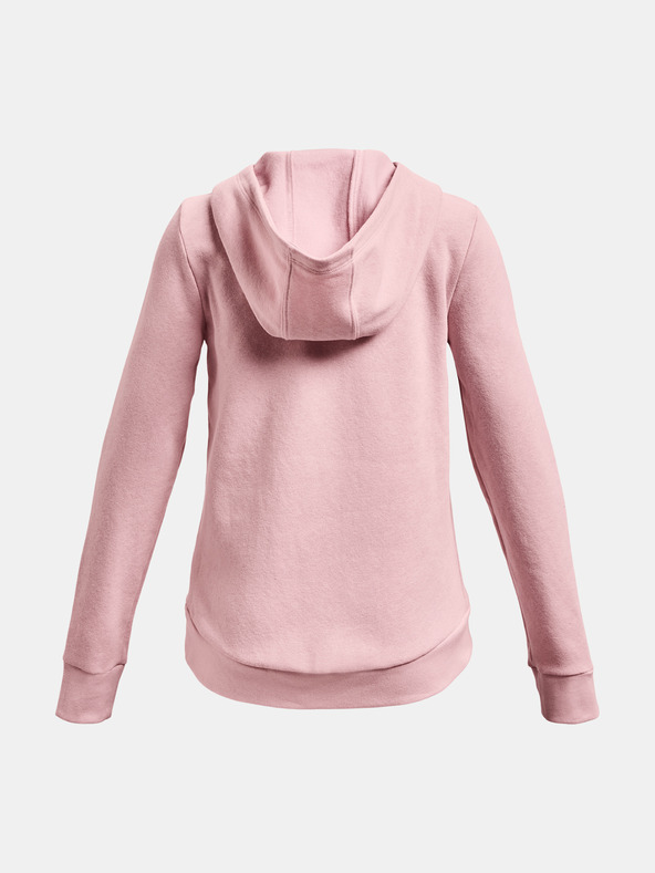 Under Armour Dekliški pulover Under Armour Rival Fleece LU FZ Hoodie-BLK