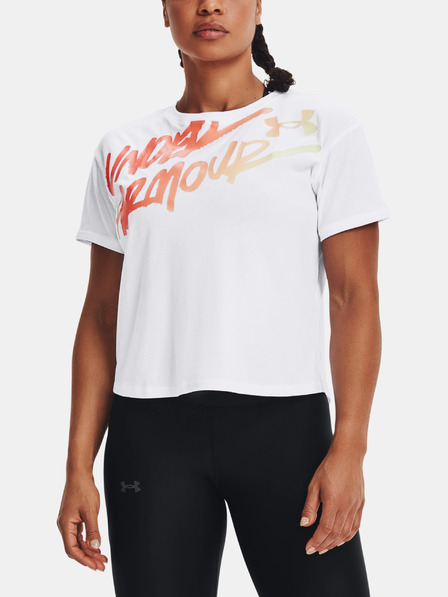 Under Armour Bela ženska majica Under Armour Live Chroma Graphic Tee