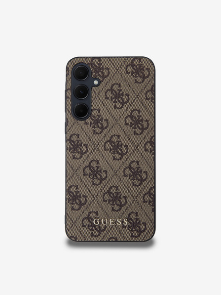 Guess Guess 4G Zadnji pokrov za Samsung Galaxy A35 5G rjava
