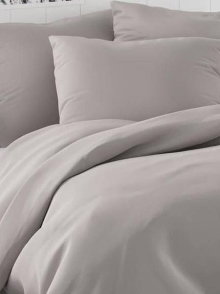 Kvalitex Satenasto francosko posteljnino LUXURY COLLECTION 1+2, 220x200, 70x90cm svetlo siva
