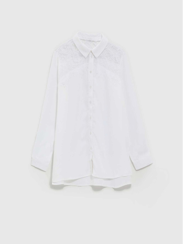 Moodo Bela ženska srajca Moodo