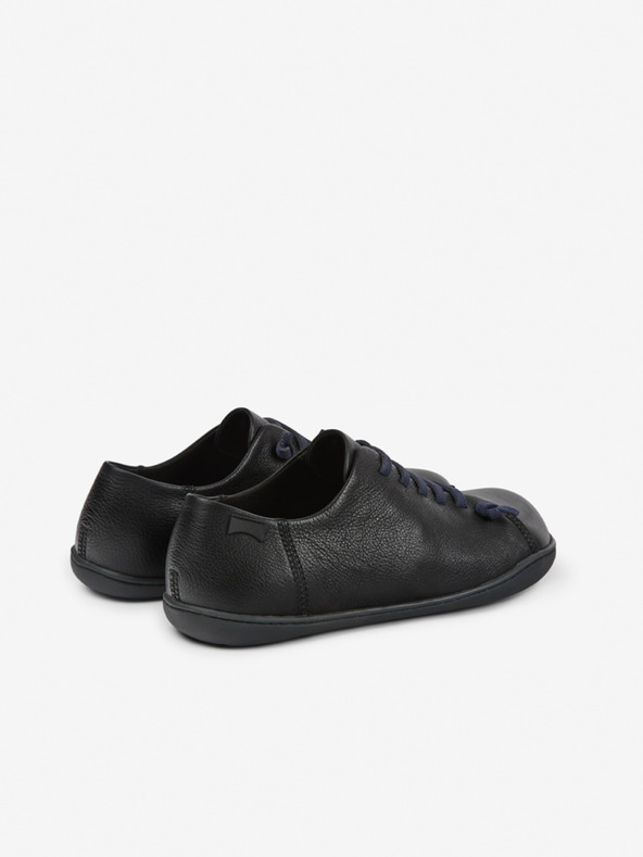 Camper Črni moški usnjeni škornji Camper