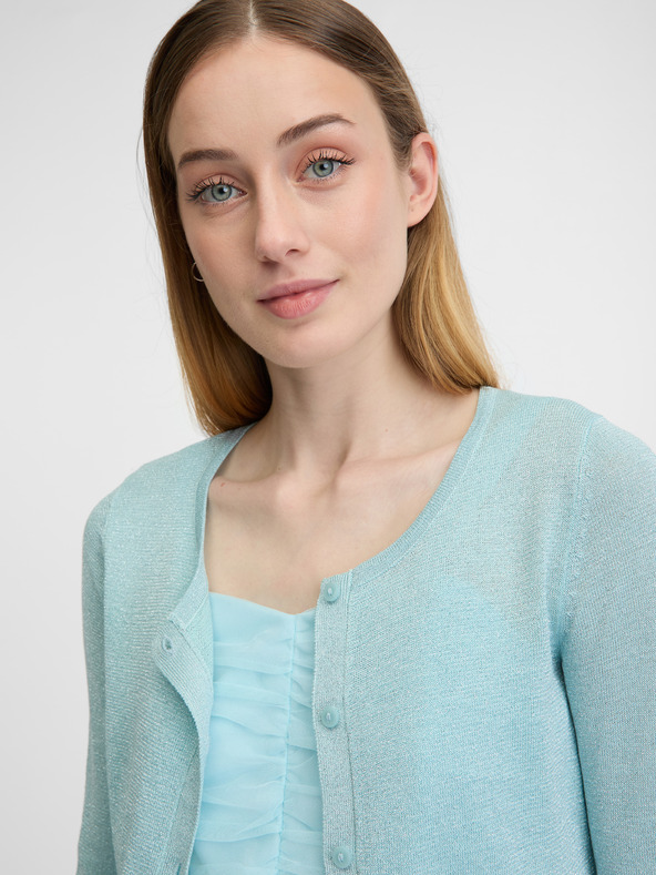 Orsay Svetlo moder ženski kardigan ORSAY