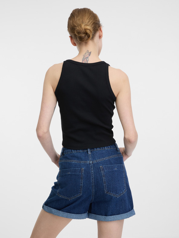 Orsay Črno žensko crop top ORSAY