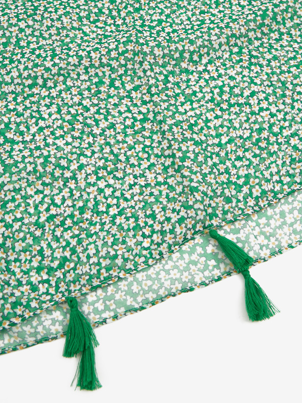 Orsay Zeleni ženski cvetlični šal ORSAY