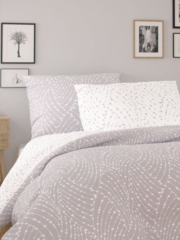 Kvalitex Francovski podaljšan bombažen komplet posteljnine NORDIC COLLECTION 240x220, 70x90cm ASTRA