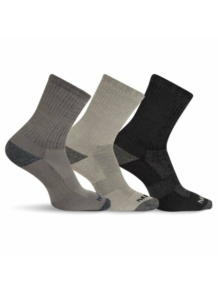 Merrell merrell nogavice MEA33507C3B2 CHARH VOLNENA VSAKDANJA POSADNA (3 paketi) oglje melange S/M MERRELL NOGAVICE