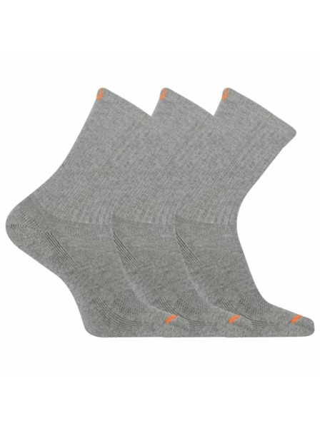 Merrell merrell nogavice MEA33564C3B2 GRAYH OBLAZINJENA BOMBAŽNA POSADNA (3 paketi) siva S/M MERRELL NOGAVICE