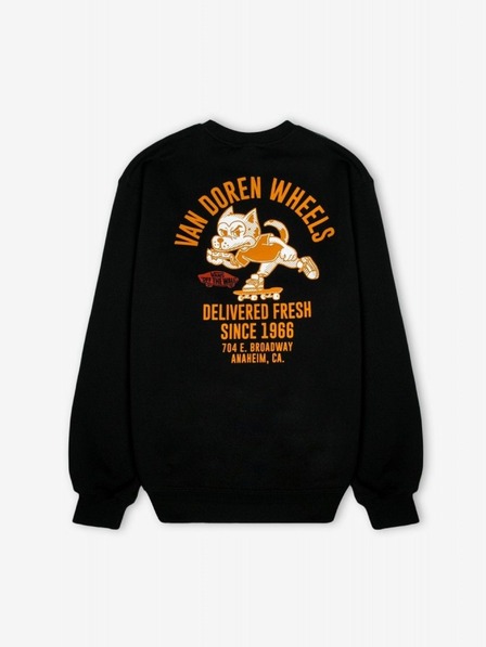 Vans Moška črna jopica Vans Bark Loose Crew