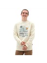 Vans Moška kremasto bela jopa Vans Resort Crew Sweatshirt Antique White