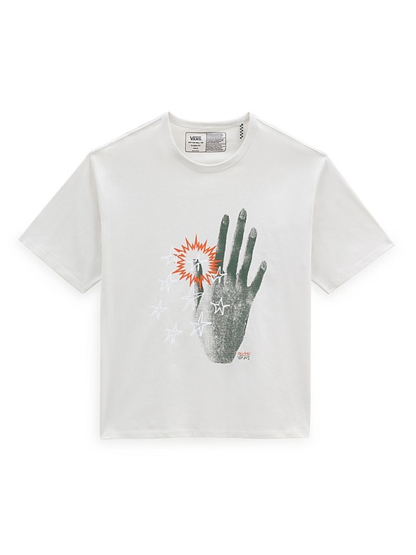 Vans Moška bela majica zotiskom Vans x Quasi Hocus Pocus OTW SS Tee VPRG White