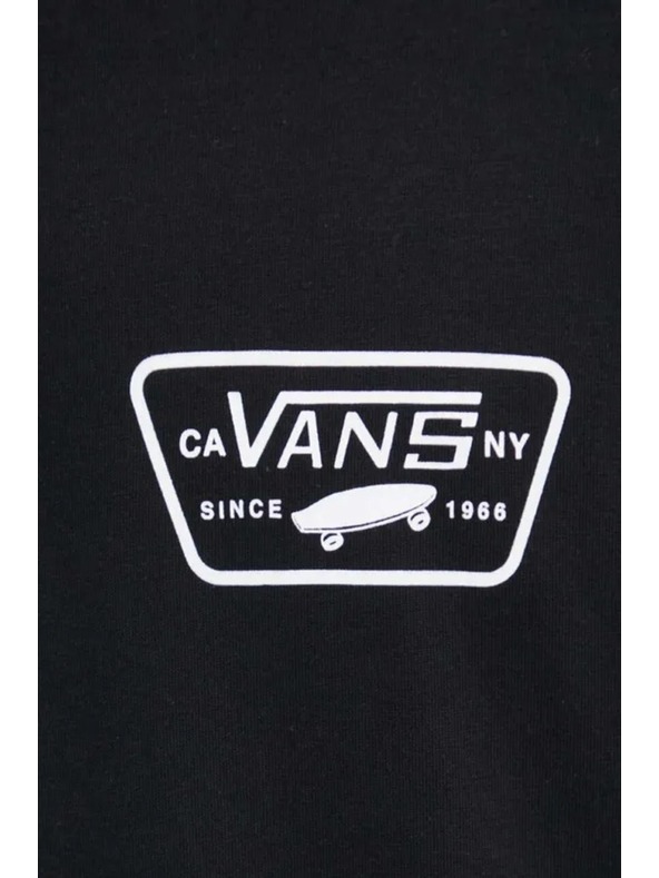 Vans Moška črna majica z dolgimi rokavi Vans Full Patch Back