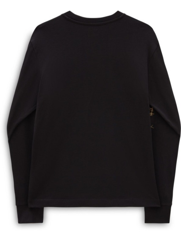 Vans Ženska črna majica z dolgimi rokavi Vans Password