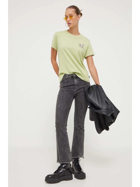 Vans Ženska zelena majica Vans Skullfly