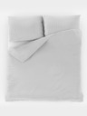 Kvalitex Francosko satenasto posteljno perilo s črtami 1+2, 240x200, 70x90cm BELA